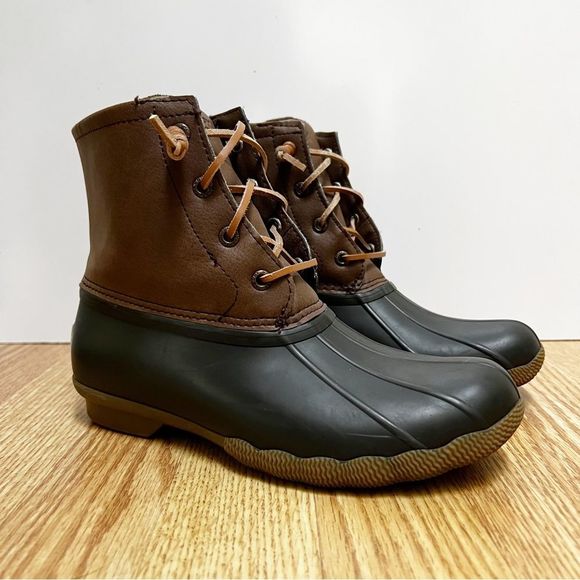 Sperry | Top-Sider  Saltwater Duck Boot Size 6.5 Dark Brown - Picture 2 of 9